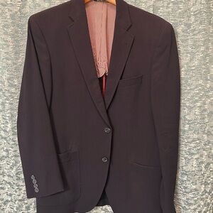 Saks Fifth Avenue Navy blue Single-Breasted Blazer